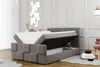 Boxspringbett Schlafzimmerbett MURILO 160x220cm in Stoff Produktbild-Vorschau 2