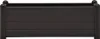 A dark gray rectangular planter box with horizontal slats and rounded corner posts, shown from the front against a white background. Náhľad obrázku produktu