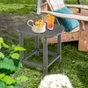 COSTWAY set di 2 tavolini da esterno, tavoli da giardino Anteprima dell’immagine prodotto 2