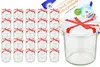 25er Set Sturzglas 350 ml To 82 Schleifendekor Deckel Produktbild-Vorschau 1