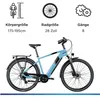 Zündapp Z810 E Bike Trekkingrad 28 Zoll brilliantblau 52 cm Produktbild-Vorschau 4