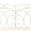 Gartenbank 104 cm Eisen Antik Weiß Produktbild-Vorschau 4