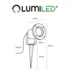 LUMILED sada 6 záhradných reflektorov, záhradné svetlo s Náhľad obrázku produktu 5