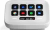 A white Elgato Stream Deck Neo with 8 programmable buttons and a small display screen showing the date and time. Náhled obrázku produktu