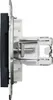 Side view of an electrical outlet component. Anteprima dell’immagine prodotto