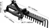 SucceBuy Grabie do trawy 127 cm, 3-punktowy system Podgląd zdjęcia produktu 8