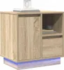 vidaXL Nachttisch Sonoma-Eiche 50 x 34,5 x 50 cm Produktbild-Vorschau 3