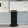 A black podium with an open book on top, placed in front of a whiteboard and a bulletin board. Anteprima dell’immagine prodotto