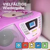 Blaupunkt I Boombox Kinder CD-Player Flieder mit Bluetooth, Produktbild-Vorschau 3