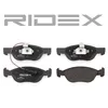 RIDEX 402B0122 Bremsbeläge Satz Vorne für FIAT PUNTO (188) Produktbild-Vorschau 3