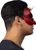 Teufels Halbmaske - Fasching Halloween Kostüm Produktbild-Vorschau 4