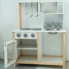 Mamabrum Kinderküche aus Holz mit Mikrowelle, Backofen & Produktbild-Vorschau 5