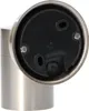 Close-up view of the mounting base of an outdoor light fixture. Produktbild-Vorschau