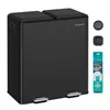 Mülleimer Küche, 2 x 30 L, 2 Fächer, Mülltrennsystem, Produktbild-Vorschau 2