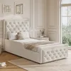 Lit rembourré simple pour enfant 90 x 200 cm, lit Voir les images du produit 2
