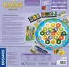 The back of a board game box for Catan - Energien, showing game components and descriptive text. Produktbild-Vorschau