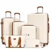 Travelhouse Gepäck-Set Bari, 6-teilig, 4 Koffer mit Rollen, Produktbild-Vorschau 1