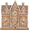 Clayre & Eef Maison en pain d'épices avec LED 21x8x20 cm Voir les images du produit 1