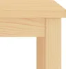 vidaXL Stolik nocny naturalny 35x30x47 cm lite drewno Podgląd zdjęcia produktu 3