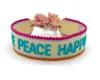 LS-LebenStil Canvas Statement Armband Love Peace Happiness Produktbild-Vorschau 2