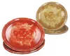 6tlg Set Perfetto Pizzateller Ø31,5cm Rot Gelb Porzellan Produktbild-Vorschau 1