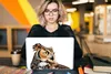MuchoWow® Laptop Aufkleber Sticker Cover Braune Eule mit Produktbild-Vorschau 5