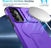 Magnetisch Hülle für Samsung Galaxy A55, Dual Layer Produktbild-Vorschau 6