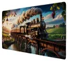 Dampflokomotive Schreibtischunterlage 69x31cm XXL Mauspad Produktbild-Vorschau 1