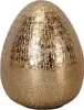 4tlg. Dekoei GOLDEN gold aus Aluminium H9,5cm Metallei Produktbild-Vorschau 2