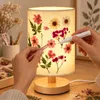 DIY Nachtlicht mit Trockenblumen, Blanko Stoffschirm, 3 Produktbild-Vorschau 2
