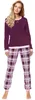 Merry Style Damen Schlafanzug Zweiteiler lang Pyjama Produktbild-Vorschau 5