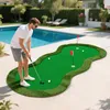 Tappeto da golf COSTWAY 300 cm, tappetino da golf con erba Anteprima dell’immagine prodotto 8