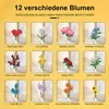 Blumenstrauß-Bauset, 12 künstliche Blumen aus Bausteinen, Produktbild-Vorschau 4