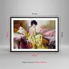 Gerahmtes Poster - Schwarzer Rahmen - Frau Modell - 70x50 Produktbild-Vorschau 5