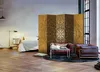 A bedroom scene with a folding screen room divider. Náhled obrázku produktu
