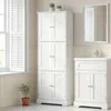 Armoire haute COSTWAY avec 6 portes, dimensions 60 x 30 x Voir les images du produit 7