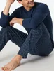 langer Schiesser Pyjama Admiralblau Produktbild-Vorschau 11