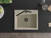 Mexen Oscar Granitspüle 1-beckig 580 x 490 mm, beige, Produktbild-Vorschau 4