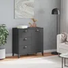 Sideboard VIKEN Anthrazit 80x40x80 cm Holzwerkstoff Produktbild-Vorschau 3