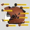 Jethelm Motorradhelm Halbschalenhelm mit Doppelvisier Produktbild-Vorschau 3