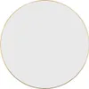 A round mirror with a thin gold frame against a white background. Náhľad obrázku produktu