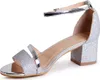 topschuhe24 1737 Damen Glitzer Riemchen Sandaletten Produktbild-Vorschau 2