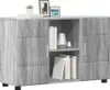 （Robust Möbel） Sideboard Graues Sonoma 88,5x30,5x55,5cm Produktbild-Vorschau 3