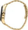 Side view of a gold Maserati watch with a black face and a gold metal band. Produktbild-Vorschau