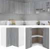 vidaXL Eck-Hängeschrank Lyon Grau Sonoma 57x57x60 cm Produktbild-Vorschau 1