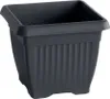 Květináč TERRA hranatý 15 cm - barva: antracit Anteprima dell’immagine prodotto 2