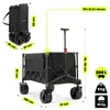 HyperMotion Bollerwagen faltbar XL 200L – Transportwagen Produktbild-Vorschau 9