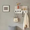 Portemanteau mural 'Botaruvn' avec 2 étagères 5 crochets Voir les images du produit 2