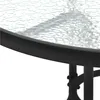 Yaheetech Gartentisch Ø70 cm Bistrotischrund Glastisch Produktbild-Vorschau 6