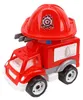 TechnoK Feuerwehrauto Set mit Helm Produktbild-Vorschau 1